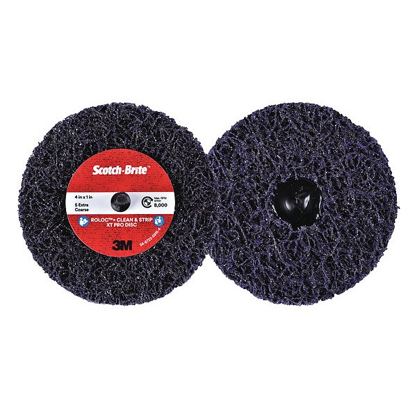 Scotch-Brite 4" dia. Type 3 100 grit Extra Coarse Silicon Carbide Quick Change Disc - 61500303385