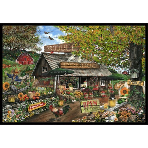 Micasa The Produce Fruit Stand Indoor & Outdoor Mat18 x 27 in. - MI733050