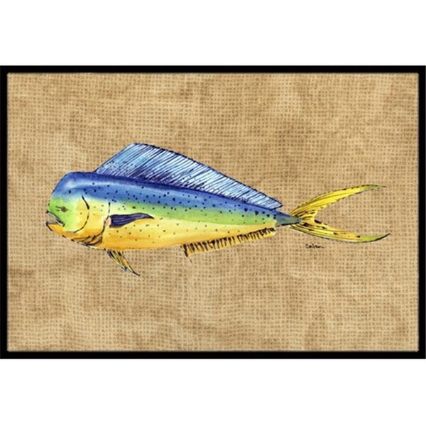Carolines Treasures Carolines Treasures 8810JMAT 24 x 36 In. Dolphin Mahi Mahi Indoor or Outdoor Mat - 8810JMAT