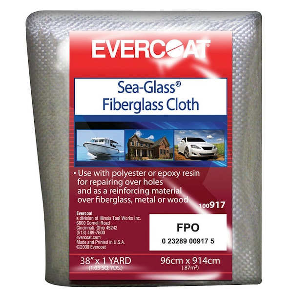 Evercoat Evercoat Sea Glass Fiberglass Cloth 1 yd - 100917
