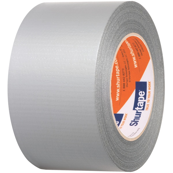 Shurtape Duct Tape, 72mm x 55m, 6 mil, Silver, PK16 - PC 006 SIL-72MM X 55M-16 RLS/CS