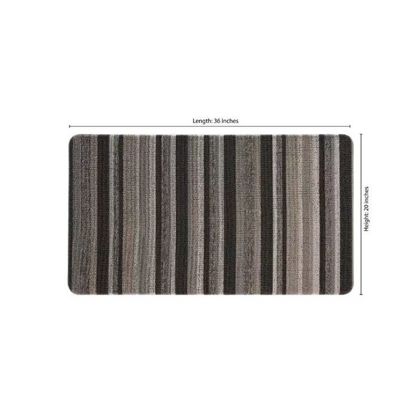 Msi Antifatigue Mat, 36 in L x 20 in W, 0.55 in Thickness, Polyester, Brown - ZOR-RM-0010