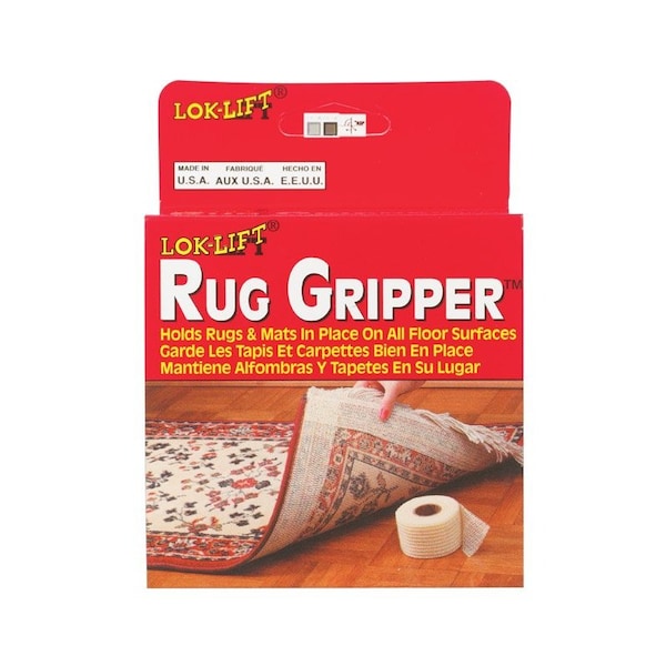Lok-Lift Lok-Lift 2.5 in. W X 25 ft. L Reversible Scrim Indoor Rug Gripper - 2525A-12