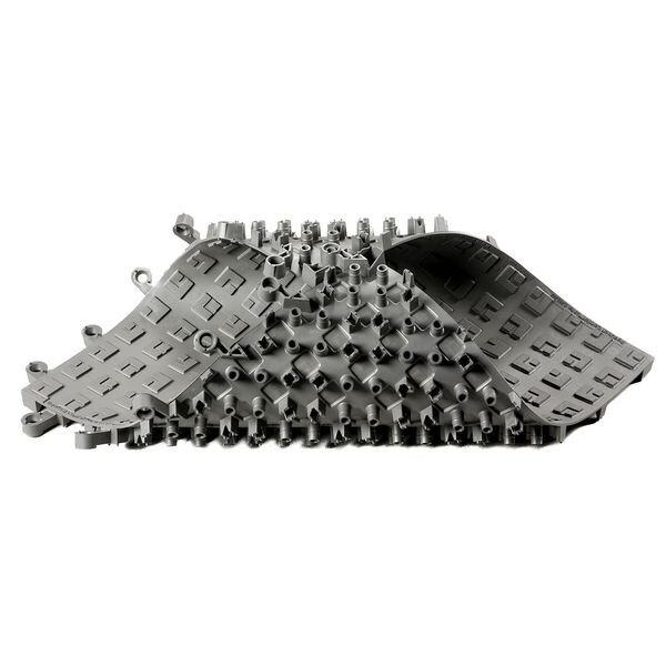 Wearwell Interlocking Antifatigue Mat Tile, 7/8 in Thickness, PVC, 10 PK - 556
