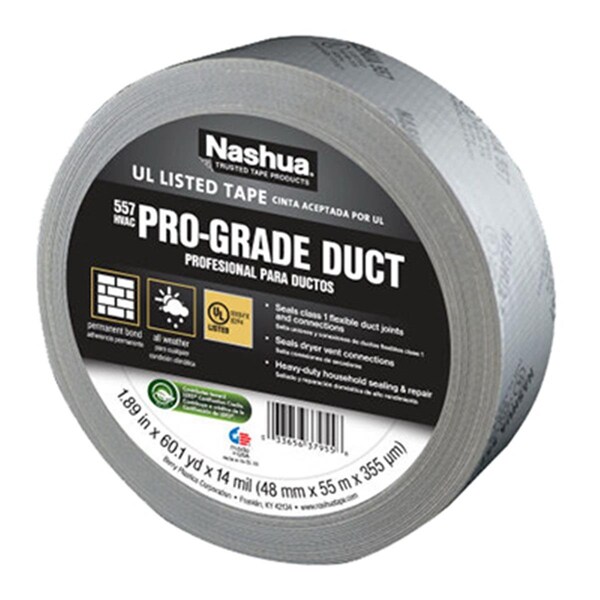 Berry Plastics 1086927 General Purpose Duct TapeSilver- 1.89 in. x 60 Yd - 552487