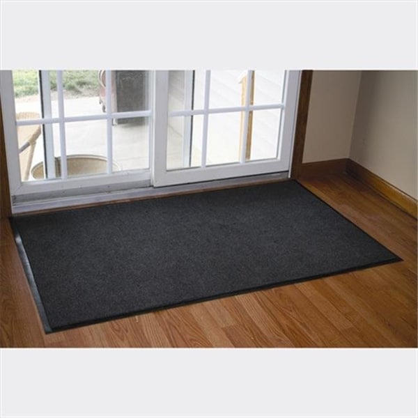 Ricki'S Rugs 654S0023CH 2 ft. W x 3 ft. L Wipe-N-Walk Entrance Mat in Charcoal - RI1732