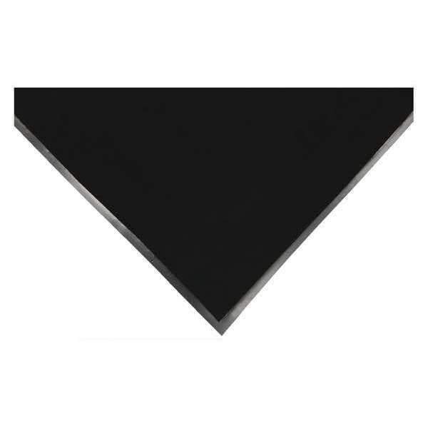 Condor Entrance Mat, Nylon, 3/8 in Thick, Black, 3 ft W x 4 ft L - 49Y283