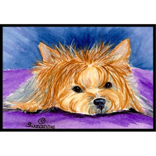 Carolines Treasures 24 x 36 in. Yorkie Doormat - SS8749JMAT