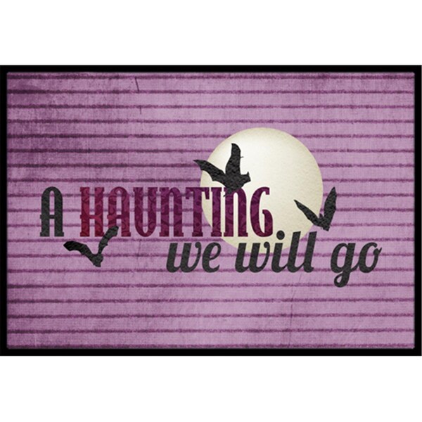 Carolines Treasures 36 x 24 in. A Haunting we will go Halloween Indoor Or Outdoor Doormat - SB3015JMAT
