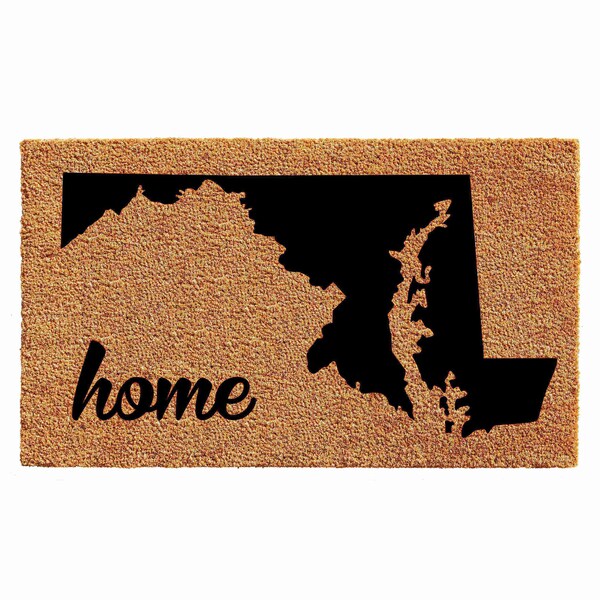 Calloway Mills Entrance Mat, Coir, Natural, Black - 105261830