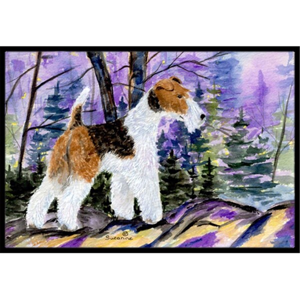 Carolines Treasures 24 x 36 in. Fox Terrier Indoor Or Outdoor Mat - SS8630JMAT