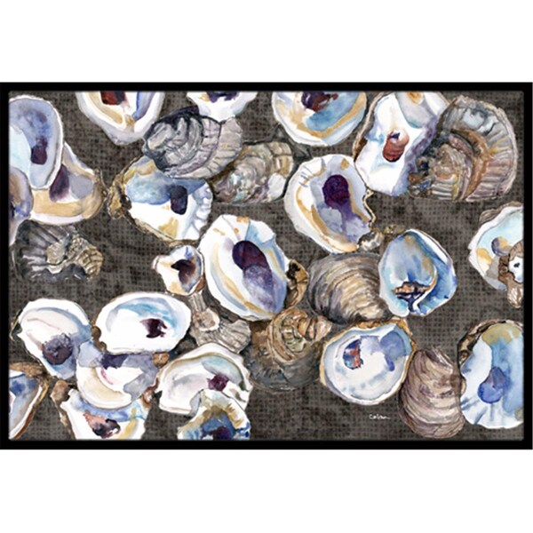Carolines Treasures 18 x 27 In. Oysters Indoor or Outdoor Mat - 8789MAT