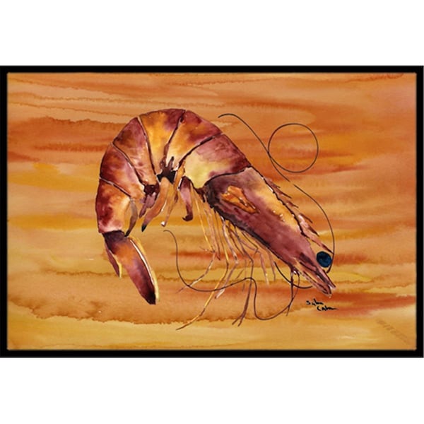 Carolines Treasures Shrimp Indoor Or Outdoor Mat - 18 x 27 in. - 8140-MAT