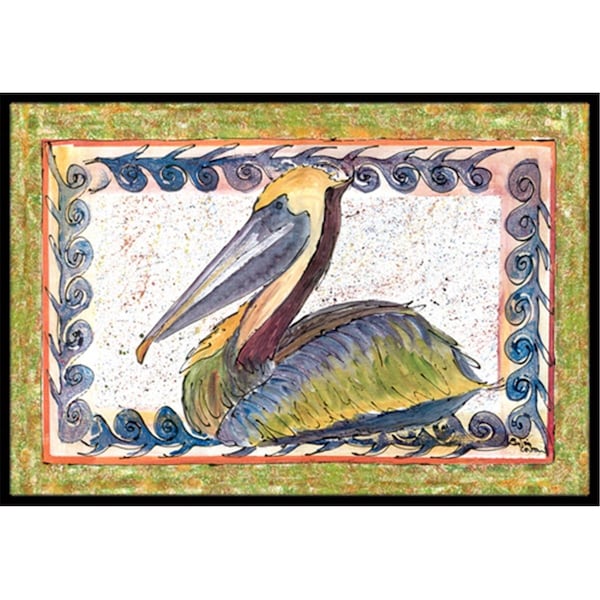 Carolines Treasures 24 x 36 in. Bird - Pelican Indoor Or Outdoor Doormat - 8057JMAT