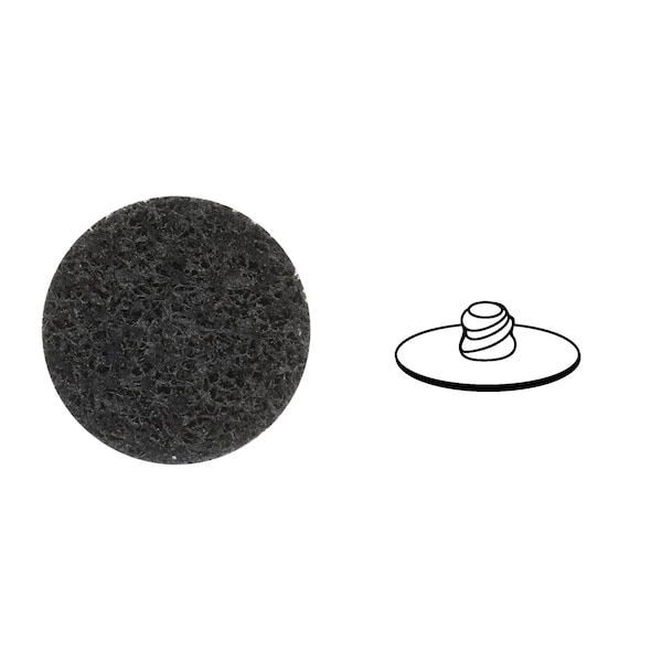 Carborundum Abrasives 3 In. Fibratex Surface Strip Non-Woven Quick-Change Disc TR - 5539563901