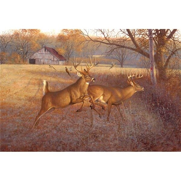 Custom Printed Rugs Custom Printed Rugs DM 60 Lambson Deer Opening Day - DM 60