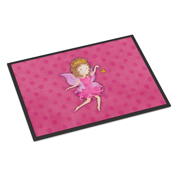Carolines Treasures 18 x 27 in. Fairy Princess Watercolor Indoor or Outdoor Mat - BB7406MAT