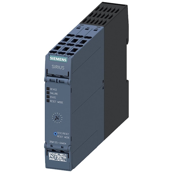 Arrancador magnético compacto de motor reversible Siemens, sin carcasa, clasificación NEMA, 24V DC, 3 polos, 1NC/1NO - 3RM12012AA04