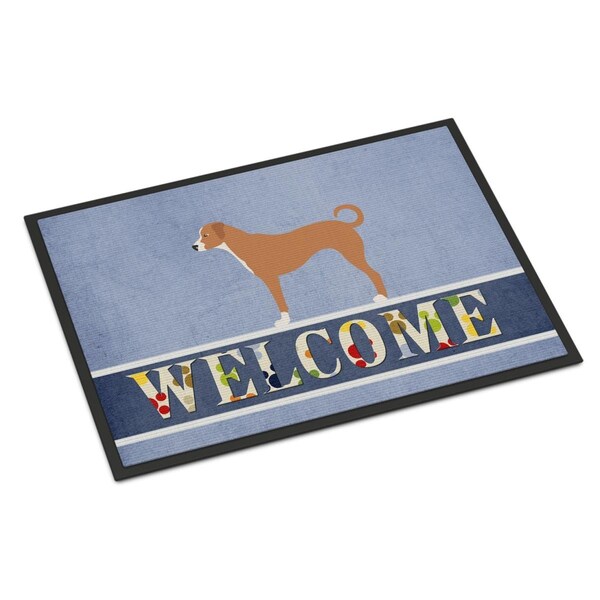 Carolines Treasures Australian Pinscher Welcome Indoor or Outdoor Mat - 24 x 36 in. - BB8290JMAT