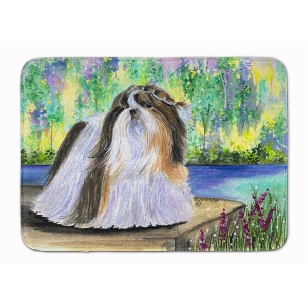 Carolines Treasures Shih Tzu Machine Washable Memory Foam Mat - SS8329RUG
