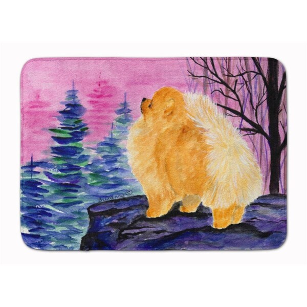 Carolines Treasures Pomeranian Machine Washable Memory Foam Mat - SS8606RUG