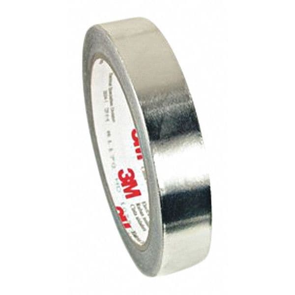 3M Foil Tape, Silver, 0.75 x 7", PK100 - 1170