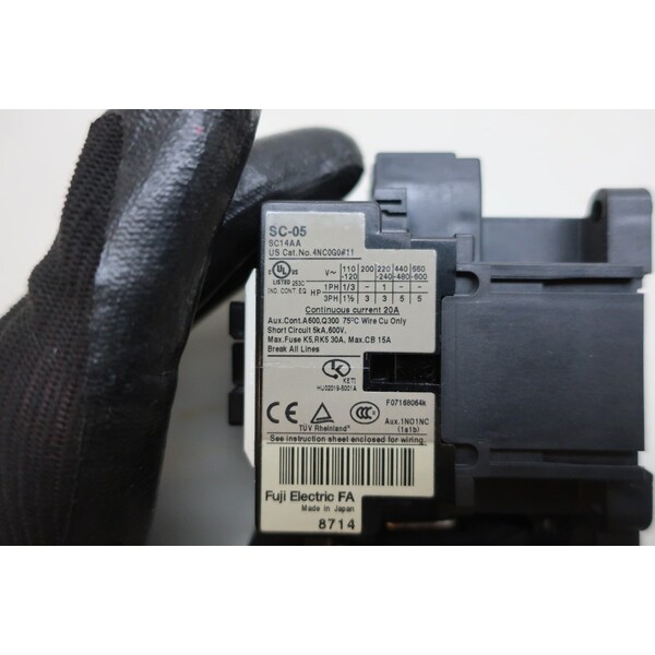 Interruptor magnético de 4 a 6 amperios 24V-CC Otro arrancador - SW-05/2E de Fuji Electric