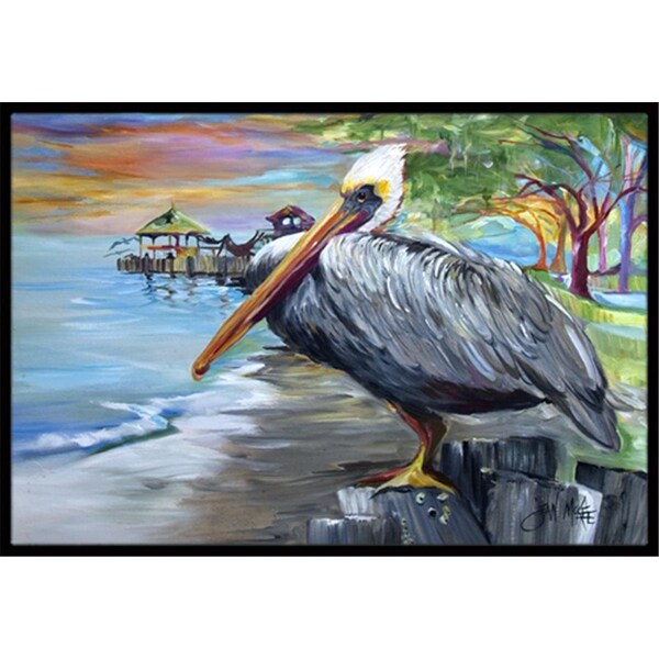 Carolines Treasures Pelican View Indoor and Outdoor Mat- 24 x 36 in. - JMK1021JMAT