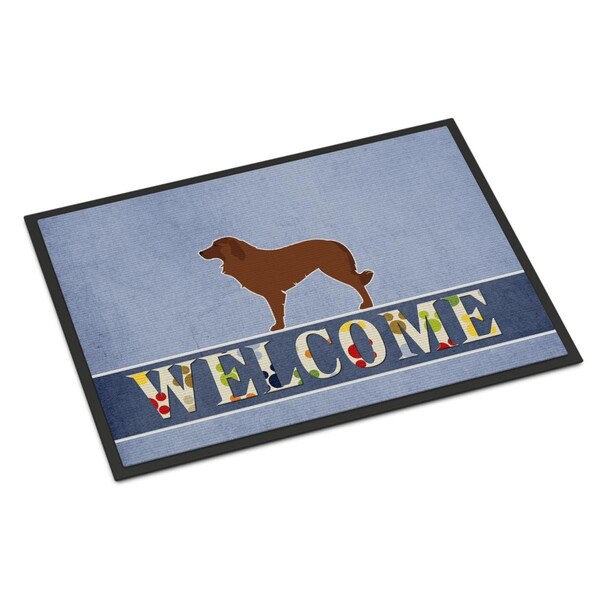 Carolines Treasures 18 x 27 in. Portuguese Sheepdog Dog Welcome Indoor or Outdoor Mat - BB5535MAT