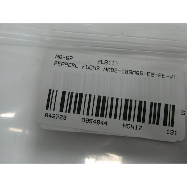 Sensor de proximidad inductivo de 10-30V-DC - NMB5-18GM65-E2-FE-V1 de Pepperl Fuchs