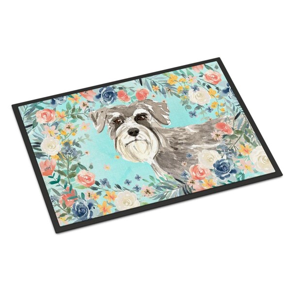 Carolines Treasures 24 x 36 in. Schnauzer No.1 Indoor or Outdoor Mat - CK3413JMAT