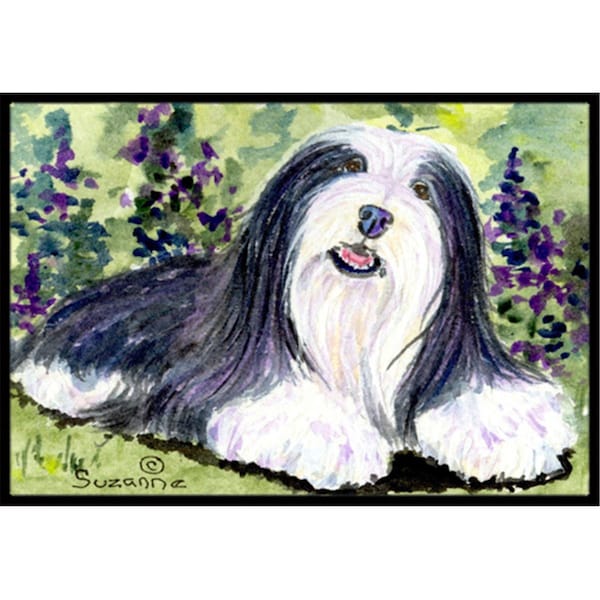 Carolines Treasures 24 x 36 in. Bearded Collie Doormat - SS8816JMAT