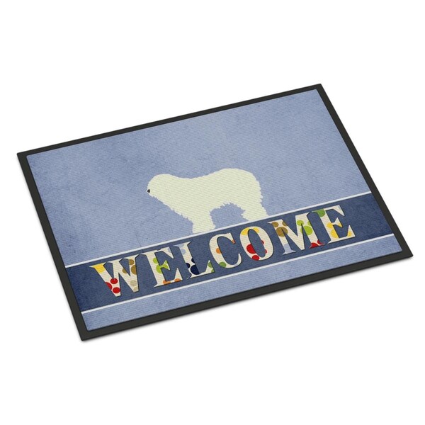 Carolines Treasures 24 x 36 in. Komondor Welcome Indoor or Outdoor Mat - BB5559JMAT