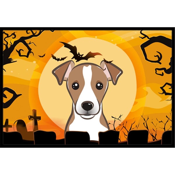 Carolines Treasures Halloween Jack Russell Terrier Indoor and Outdoor Mat- 24 x 36 in. - BB1818JMAT