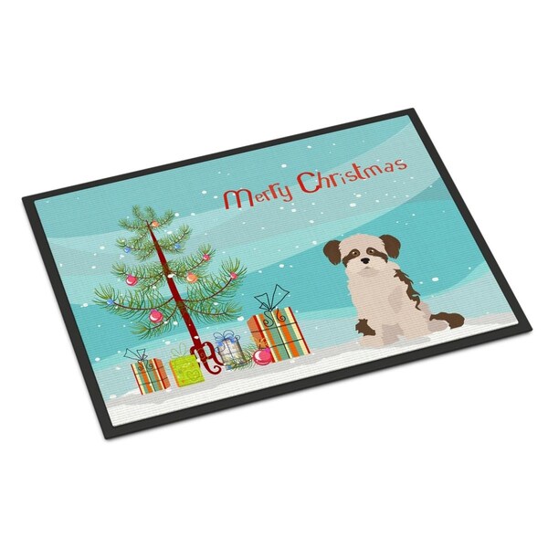 Carolines Treasures 24 x 36 in. Shi Chi No.3 Christmas Tree Indoor or Outdoor Mat - CK3890JMAT