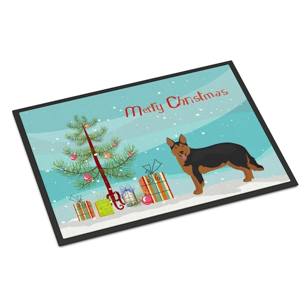 Carolines Treasures 18 x 27 in. Shollie No.2 Christmas Tree Indoor or Outdoor Mat - CK3874MAT
