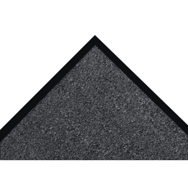 Notrax Entrance Mat, Polypropylene, 3/8 in Thick, Charcoal, 4 ft W x 6 ft L - 131S0046CH