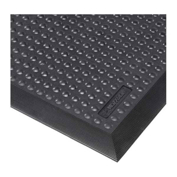 Condor Black Static Dissipative Mat, 13 mm Thick, Rubber - 38HW81
