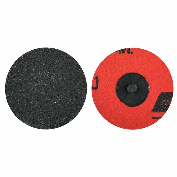 Norton Abrasives Quick Change Disc, Coated, 3" dia., Grit 80 - 66261132739