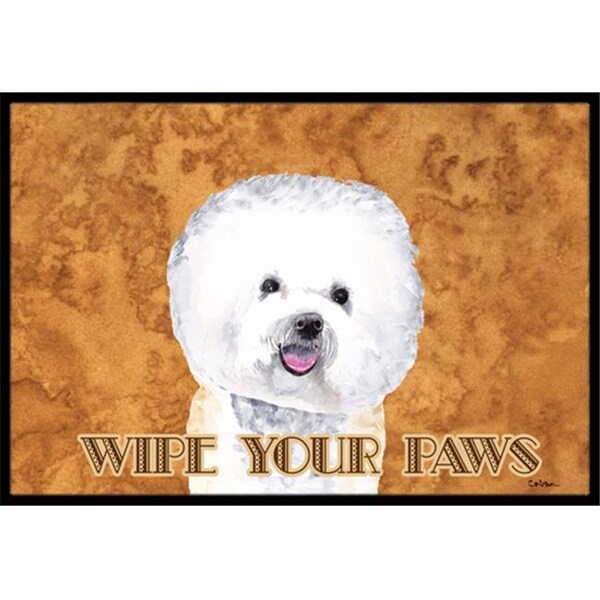Carolines Treasures Carolines Treasures SC9135MAT 18 x 27 in. Bichon Frise Indoor & Outdoor Doormat - SC9135MAT