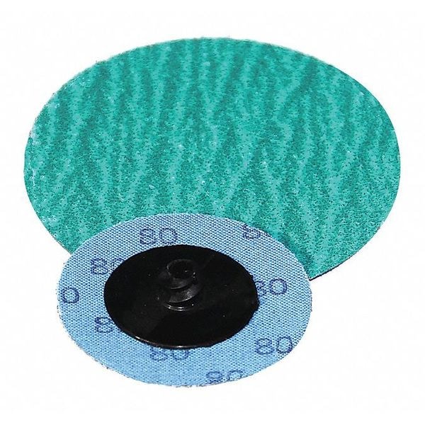 Superior Abrasives Coated QCD, Zirc GA, 2", Type S, Grit 40 - A015810
