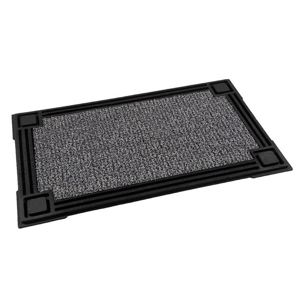 Grassworx GrassWorx Clean Machine 30 in. W X 18 in. L Black/Gray Capitol Astroturf Door Mat - 10374051
