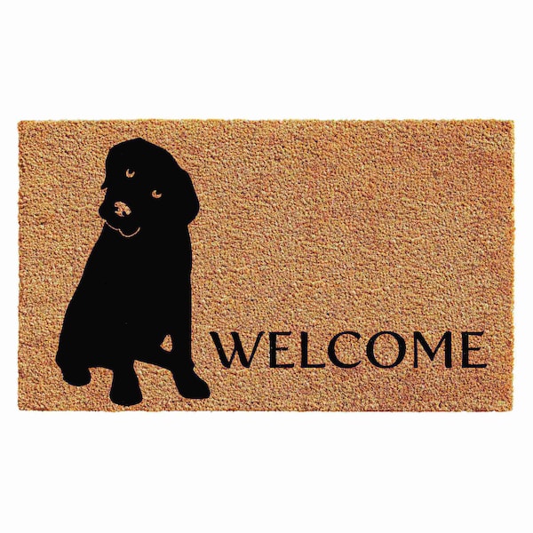 Calloway Mills Entrance Mat, Coir, Natural, Black - 102961729