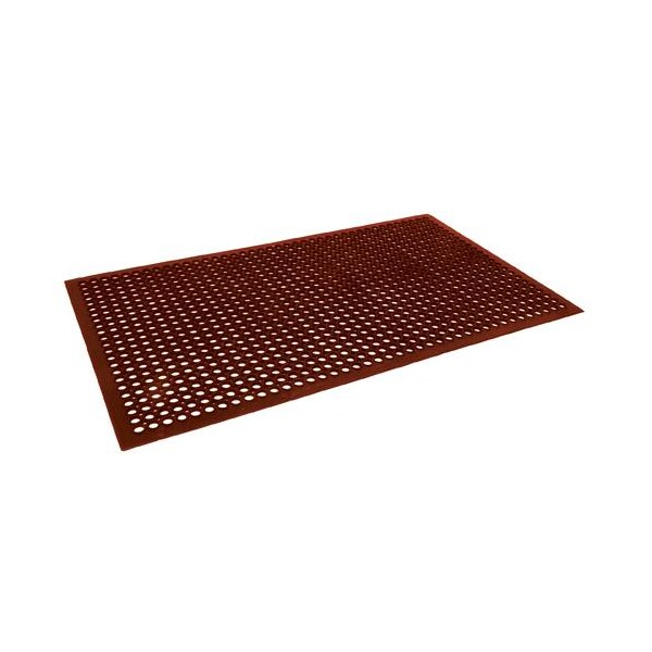 Cactus Mat 3 ft x 5 ft x 1/2 in Red Floor Mat - 2530-R5