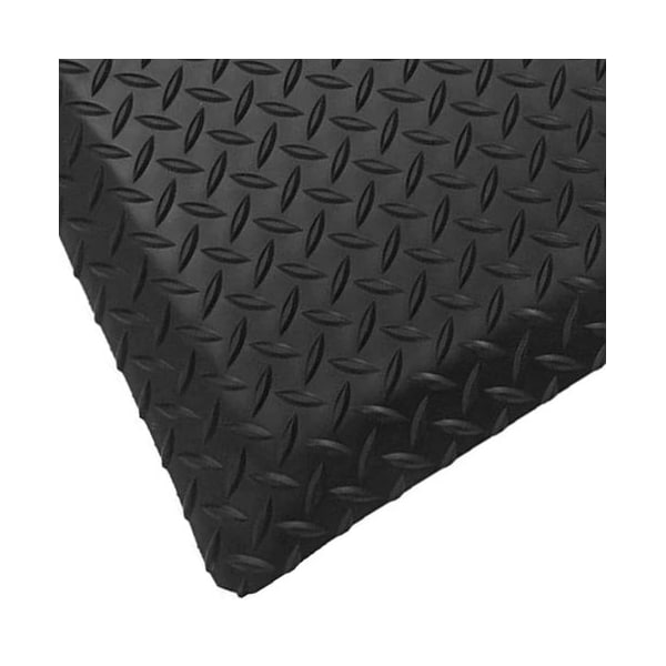 Rhino Mats Antifatigue Mat, 96 in L x 36 in W, 9/16 in Thickness, Vinyl, Black - DV-3696-B916