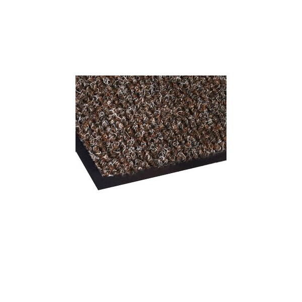 Crown Matting Technologies Scraper/Wiper Mat, Polypropylene fiber, 1/2" Thick, Dark Brown, 3' W x 6' L - MN 0036DB