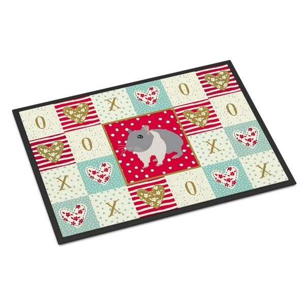 Carolines Treasures 24 x 36 in. South African Hamster Love Indoor or Outdoor Mat - CK5442JMAT