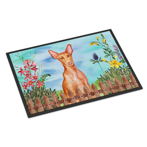 Carolines Treasures Pharaoh Hound Spring Indoor or Outdoor Mat - 24 x 36 in. - CK1277JMAT