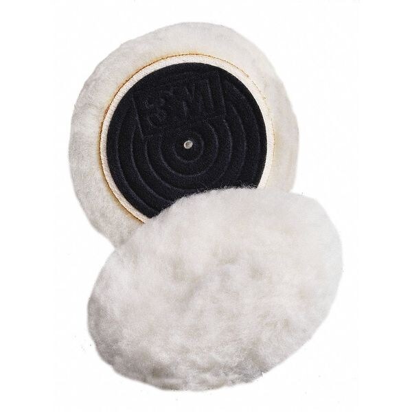 3M Low Lint Knit II Buffing Pad, 5-1/4in 1/2in Pile Ht, 50/pk - 28862