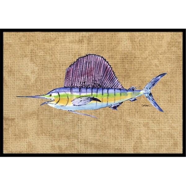 Carolines Treasures 18 x 27 In. Swordfish Indoor or Outdoor Mat - 8813MAT